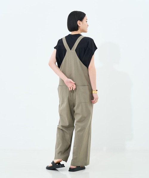 collex(コレックス)の「カットサロペット(サロペット/オーバーオール・レディース・チャコールグレー/カーキ・フリー)」の8枚目の写真
