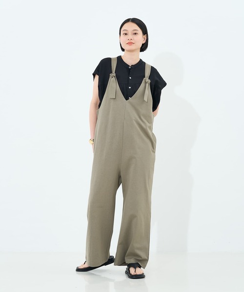 collex(コレックス)の「カットサロペット(サロペット/オーバーオール・レディース・チャコールグレー/カーキ・フリー)」の3枚目の写真