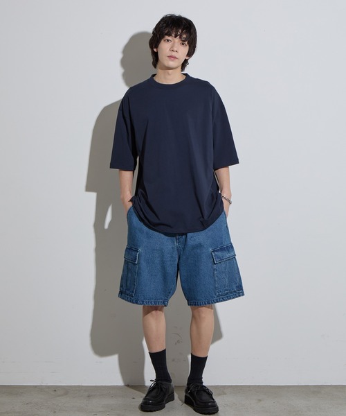 d.i.a. デニムショートパンツ ジッパーポケット付き セール】【SLICK/スリック】12.5oz Denim Cargo Shorts / 12.5