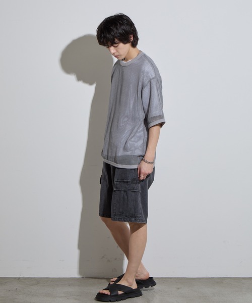 セール】【SLICK/スリック】12.5oz Denim Cargo Shorts / 12.5