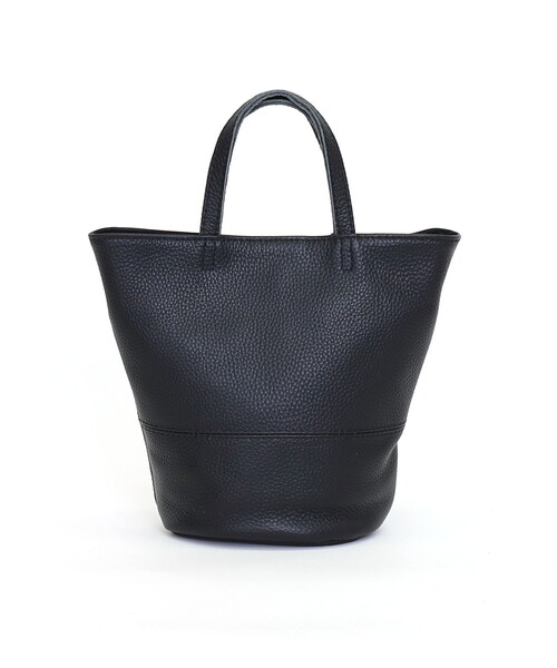 COOCO(クーコ)の「【牛革】シュリンクレザーバケツ型ミニ2WAYトートバッグ(トートバッグ・レディース・オフホワイト/ブラック/レッド系/ダークブラウン・FREE)」の15枚目の写真