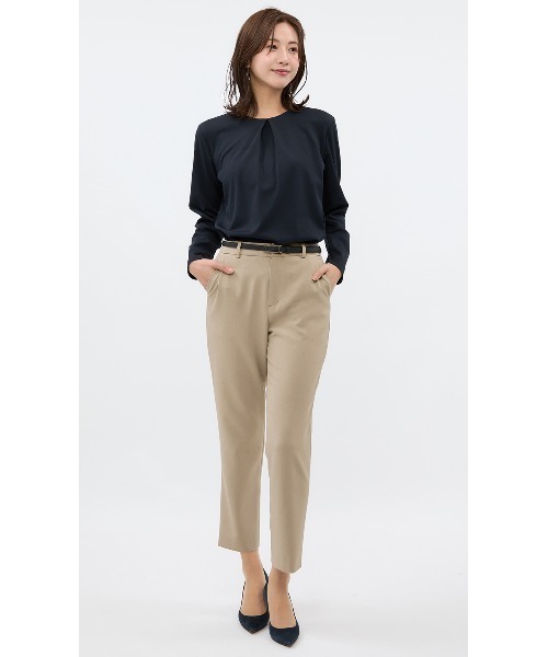 手軽スーツ・パンツ】ビジネスからカジュアルまで◎テーパードパンツ