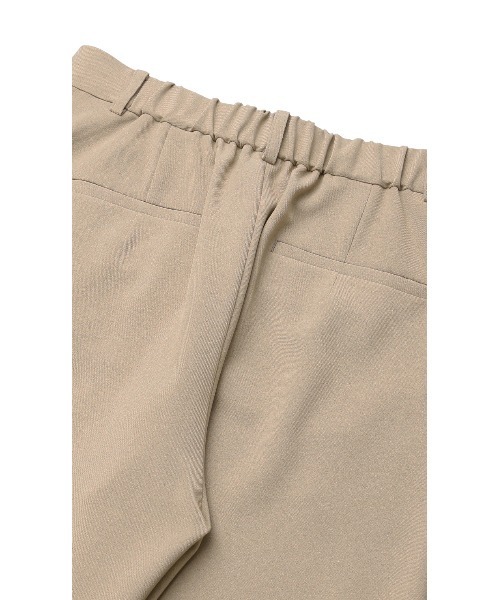 AOYAMA（アオヤマ）の「【手軽スーツ・パンツ】ビジネスからカジュアルまで◎テーパードパンツ/ベージュ/9分丈｜通勤＆オフィス＆入卒｜自宅で洗える・防シワ・撥水加工・セットアップ着用可｜ゼロプレッシャースーツ｜（スーツパンツ・レディース・ベージュ・S/M/L/LL）」の7枚目の写真