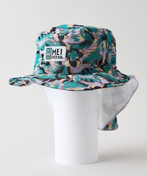 MEI（メイ）の「【MEI/メイ】水陸両用 タレ付き ハット ワンポイントロゴ（ハット）」