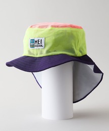 MEI（メイ）の「【MEI/メイ】水陸両用 タレ付き ハット ワンポイントロゴ（ハット）」