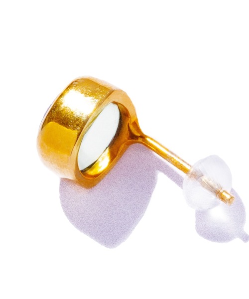 les bonbon（ルボンボン）の「【les bonbon】aura square pierce/オーラ スクエア ピアス（ピアス（両耳用）・レディース・グリーン/イエロー/パープル系・FREE）」の7枚目の写真