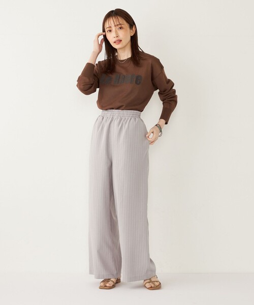 【本日限定セール】SHIPS ピンストライプパンツ 36 ベージュ 本日限定セール】SHIPS ピンストライプパンツ 36 ベージュ
