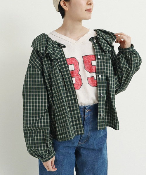 CHILD WOMAN（チャイルドウーマン）の「60sミニチェック フリル