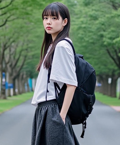 Reebok(リーボック)の「【EC別注】Reebok リーボック リュックサック 大容量 約20L A4 PC収納 多ポケット ナイロン バックパック(バックパック/リュック・メンズ・ブラック×レッド/ブラック・FREE)」の8枚目の写真
