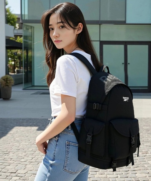 セール】【EC別注】Reebok リーボック 大容量 A4 PC収納 多