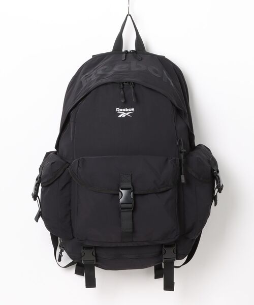 Reebok(リーボック)の「【EC別注】Reebok リーボック リュックサック 大容量 約20L A4 PC収納 多ポケット ナイロン バックパック(バックパック/リュック・メンズ・ブラック×レッド/ブラック・FREE)」の15枚目の写真