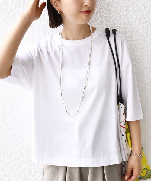 SHIPS for women - 新品☆シップス カットソー 2WAY サテン × カットソー スクエア タンクトップ（タンクトップ