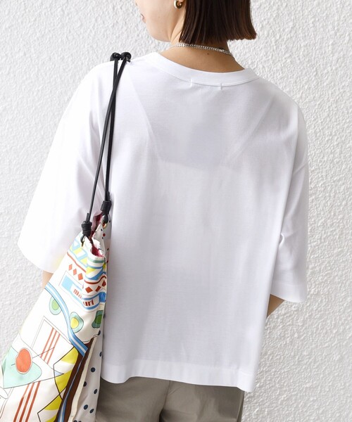 セール】ワンポイント 刺繍 スムース ワイド TEE（Tシャツ