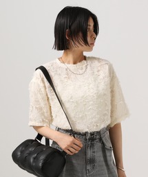 BAYFLOW | シアーカットジャガードブラウスT(シャツ/ブラウス)
