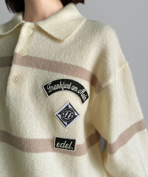 セール】《JaVaジャバコラボ》魅せる、トラッド感。ワッペンデザイン