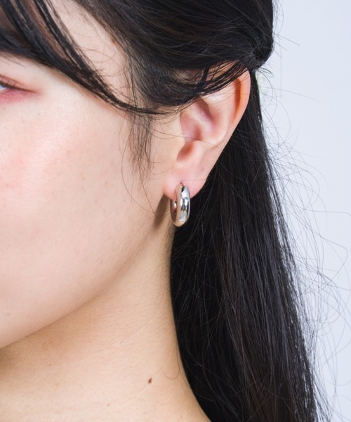Tomwood ピアスChunky Hoops Small Chunky Hoops Small - Tom Wood Project Official Online Store