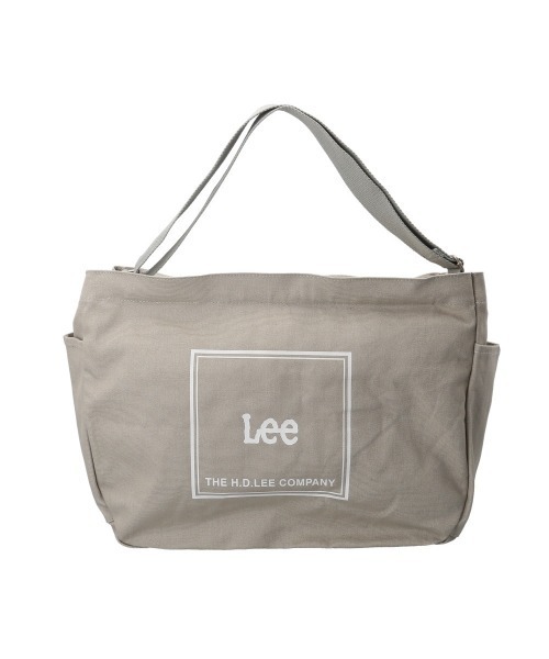 Lee(リー)の「Lee elf 帆布ショルダーバッグ(ショルダーバッグ・レディース・ブラウン/ホワイト/ブラック/グレー・FREE)」の3枚目の写真