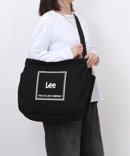 Lee(リー)の「Lee elf 帆布ショルダーバッグ(ショルダーバッグ・レディース・ブラウン/ホワイト/ブラック/グレー・FREE)」の10枚目の写真