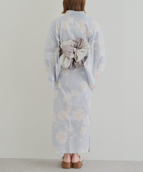 Chico(チコ)の「【浴衣2025】サンカヨウ(浴衣・レディース・ブルー・FREE)」の12枚目の写真