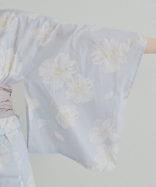 Chico(チコ)の「【浴衣2025】サンカヨウ(浴衣・レディース・ブルー・FREE)」の16枚目の写真