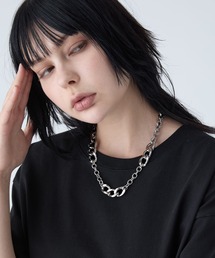 VELNUS（ベルナス）の「【VELNUS】Surgical stainless steel combination short chain necklace/サージカルステンレスコンビショートチェーンネックレス（ネックレス）」