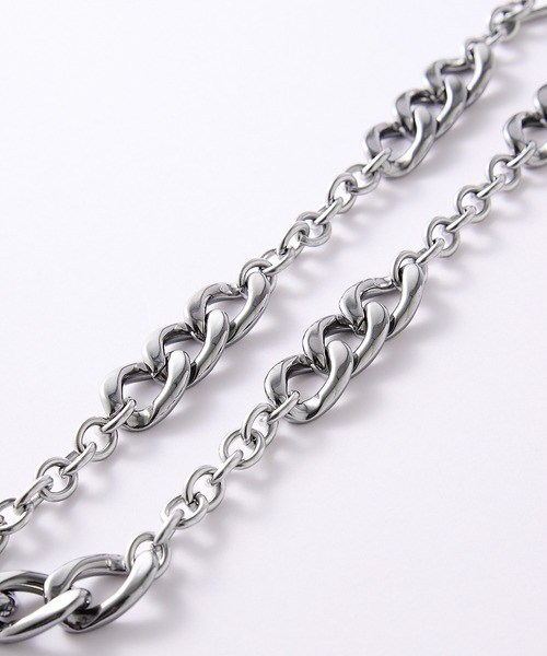 VELNUS】Surgical stainless steel combination short chain necklace