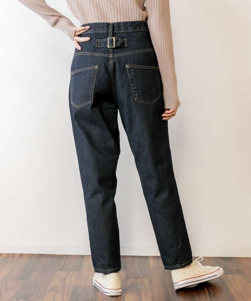 RCD（アールシーディー）の「【高身長･大きいサイズ対応/6サイズ展開】サルエルデニムパンツ（デニムパンツ・レディース・ネイビー/ホワイト/ブルー/ワンウォッシュ・S/M/L/LL/3L/4L）」の17枚目の写真