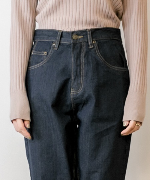 RCD（アールシーディー）の「【高身長･大きいサイズ対応/6サイズ展開】サルエルデニムパンツ（デニムパンツ・レディース・ネイビー/ホワイト/ブルー/ワンウォッシュ・S/M/L/LL/3L/4L）」の18枚目の写真