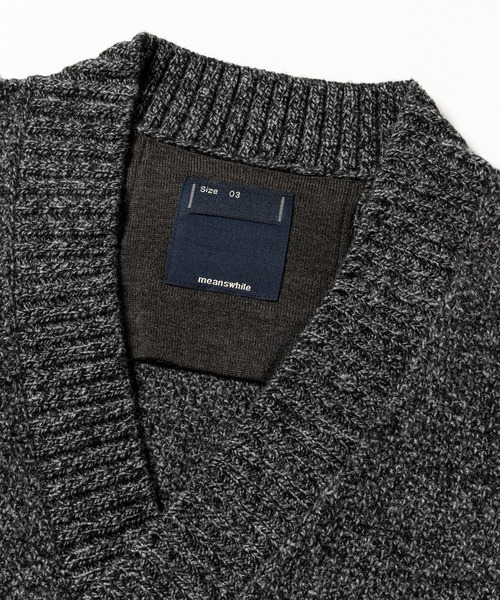 Double Knit Cardigan（カーディガン/ボレロ）｜meanswhile（ミーンズ