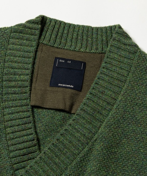 Double Knit Cardigan（カーディガン/ボレロ）｜meanswhile（ミーンズ