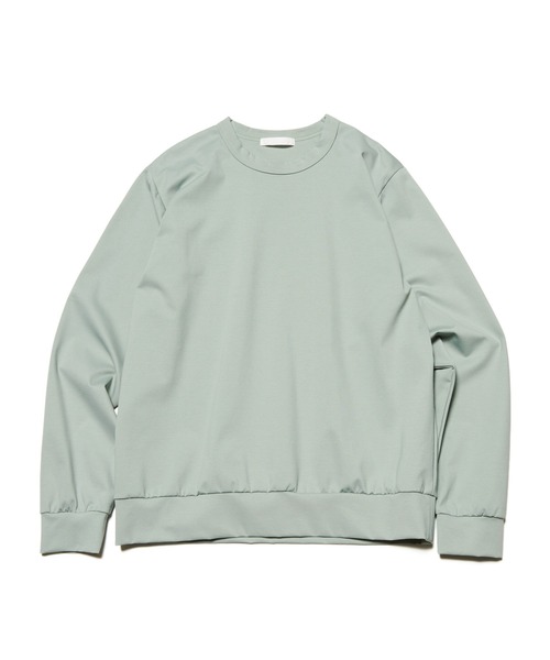SOPHNET.(ソフネット)の「TAUT PONTE CREWNECK TOP(スウェット・メンズ・ブラック/セージグリーン・2/3/4/5/1)」の1枚目の写真