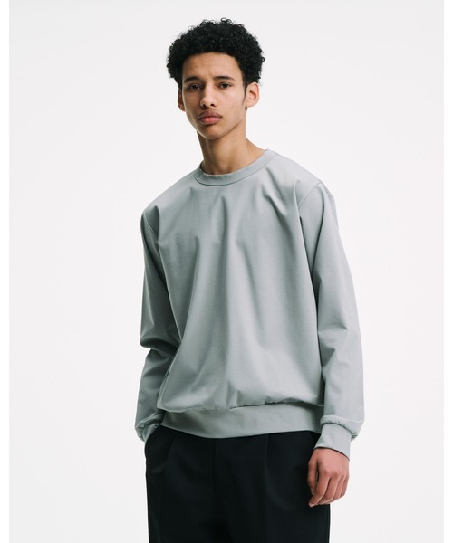 SOPHNET.(ソフネット)の「TAUT PONTE CREWNECK TOP(スウェット・メンズ・ブラック/セージグリーン・2/3/4/5/1)」の7枚目の写真