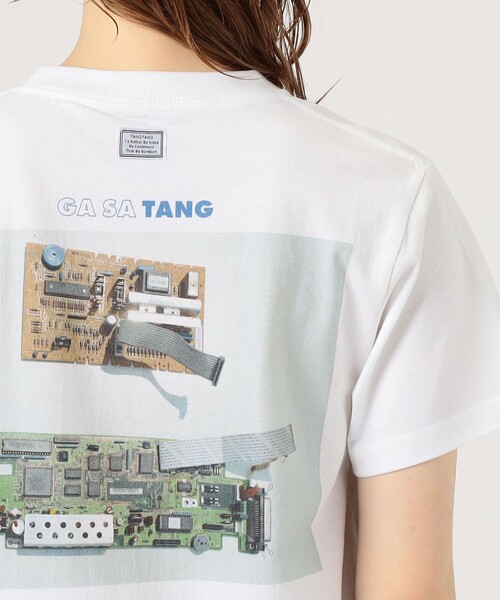 TANGTANG（タンタン）の「TANGTANG CASATANG Tシャツ（Tシャツ/カットソー・レディース・ホワイト系その他・XS）」の7枚目の写真