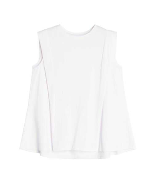 ELENDEEK（エレンディーク）の「テックマテリアルタックカットソー【速乾/汗シミ防止】（Tシャツ/カットソー・レディース・ボルドー/オフホワイト/チャコールグレー・FREE）」の13枚目の写真