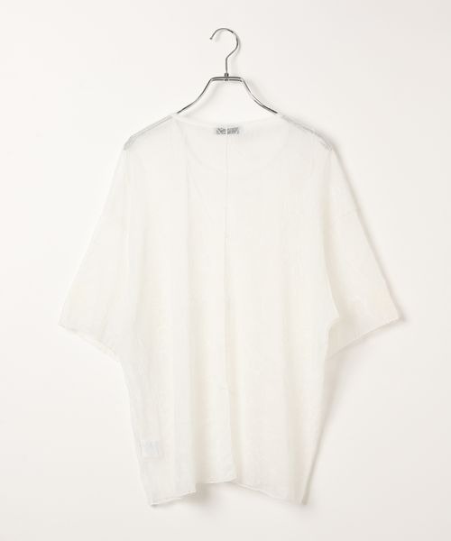 よーちゃんページ♡ セール】カットプリーツシアーT（Tシャツ/カットソー