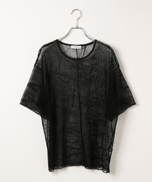 セール】カットプリーツシアーT（Tシャツ/カットソー