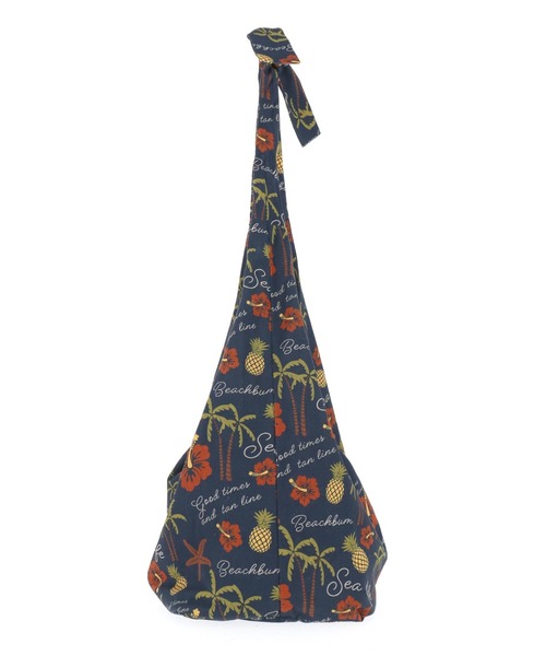 anap mimpi（アナップミンピ）の「リネンライク アロハ柄 2WAY ショルダー バック（ショルダーバッグ・レディース・ネイビー/サックスブルー/ブラウン・FREE）」の6枚目の写真