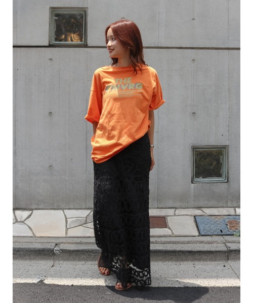 Ungrid（アングリッド）の「バテンレーススカート（スカート・レディース・ブラック/オフホワイト・FREE）」の12枚目の写真