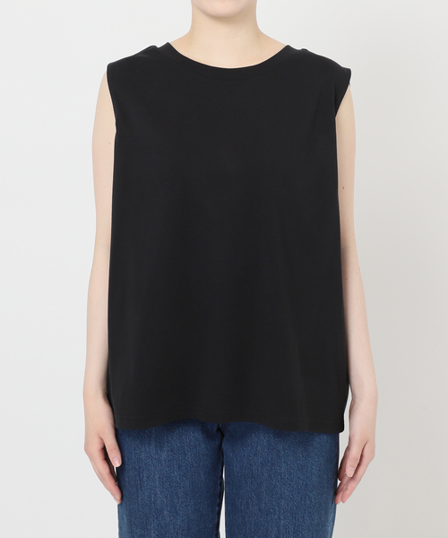 B.C STOCK(ベーセーストック)の「《追加2》ウォッシャブル / ノースリボックスTEE(Tシャツ/カットソー・レディース・ブラック/ホワイト/ウッド/ブルー・FREE)」の22枚目の写真