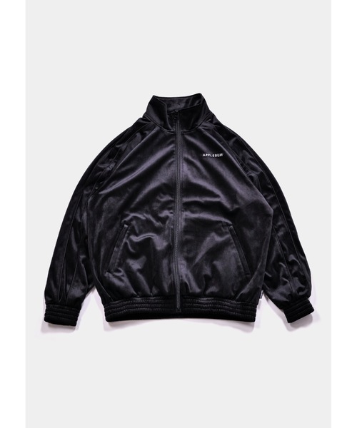 APPLEBUM(アップルバム)の「Velour Track Jacket(ブルゾン・メンズ・ブラック/ネイビー・LARGE/X-LARGE/MEDIUM)」の2枚目の写真