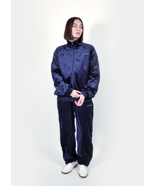 APPLEBUM(アップルバム)の「Velour Track Jacket(ブルゾン・メンズ・ブラック/ネイビー・LARGE/X-LARGE/MEDIUM)」の6枚目の写真