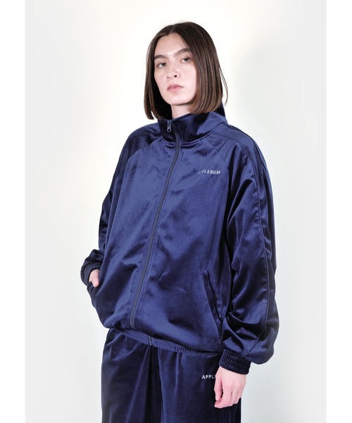APPLEBUM(アップルバム)の「Velour Track Jacket(ブルゾン・メンズ・ブラック/ネイビー・LARGE/X-LARGE/MEDIUM)」の16枚目の写真