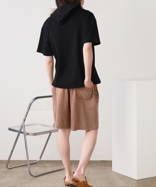 ROOPTOKYO（ループトウキョウ）の「スウェットハーフパンツ（スウェットパンツ・メンズ・グレー/ブラック/ダークブラウン・L/M）」の21枚目の写真