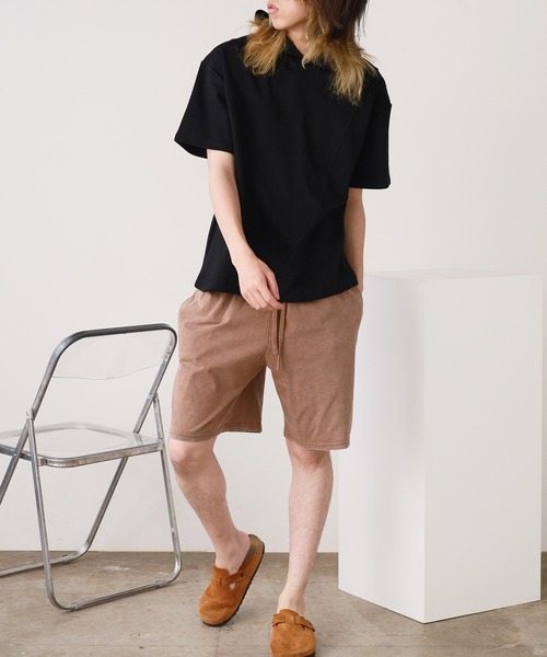 ROOPTOKYO（ループトウキョウ）の「スウェットハーフパンツ（スウェットパンツ・メンズ・グレー/ブラック/ダークブラウン・L/M）」の22枚目の写真