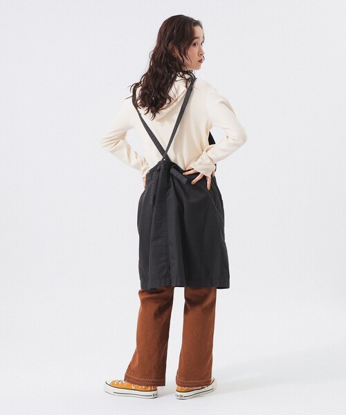BEAMS BOY（ビームスボーイ）の「【1/15再値下げ】ワーク エプロン ワンピース（ワンピース・レディース・チャコールグレー/ブラウン系その他4・ONE SIZE）」の5枚目の写真