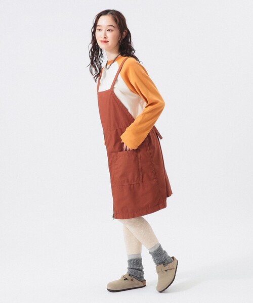 BEAMS BOY（ビームスボーイ）の「【1/15再値下げ】ワーク エプロン ワンピース（ワンピース・レディース・チャコールグレー/ブラウン系その他4・ONE SIZE）」の16枚目の写真