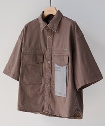 SHIOTA BASICカラーハーフシャツ /夏服/半袖/ウォッシャブル/ストレッチ