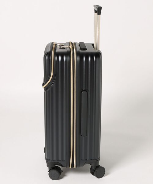 ROYAL PARTY(ロイヤルパーティー)の「【ROYAL PARTY/ロイヤルパーティー】 カップホルダー付き キャリーケース 55L(63L)(スーツケース/キャリーバッグ・レディース・オフホワイト/ネイビー/ブラック・FREE)」の4枚目の写真
