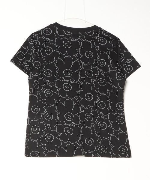 marimekko(マリメッコ)の「Heleys Piirto Unikko / t-shirt(Tシャツ/カットソー・レディース・ブラック・SMALL/MEDIUM/X-SMALL/LARGE/X-LARGE)」の2枚目の写真