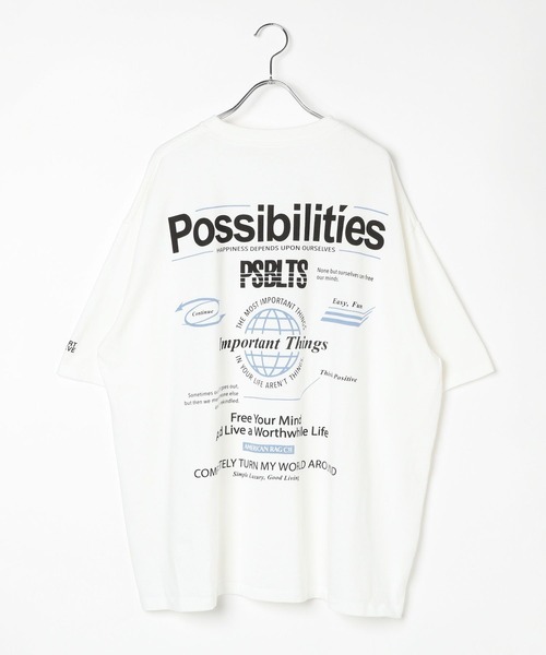 AMERICAN RAG CIE(アメリカンラグシー)の「【AMERICAN RAG CIE】POSSIBILITIES TEE(ユニセックス)(Tシャツ/カットソー・メンズ・ホワイト・MEDIUM/LARGE)」の8枚目の写真